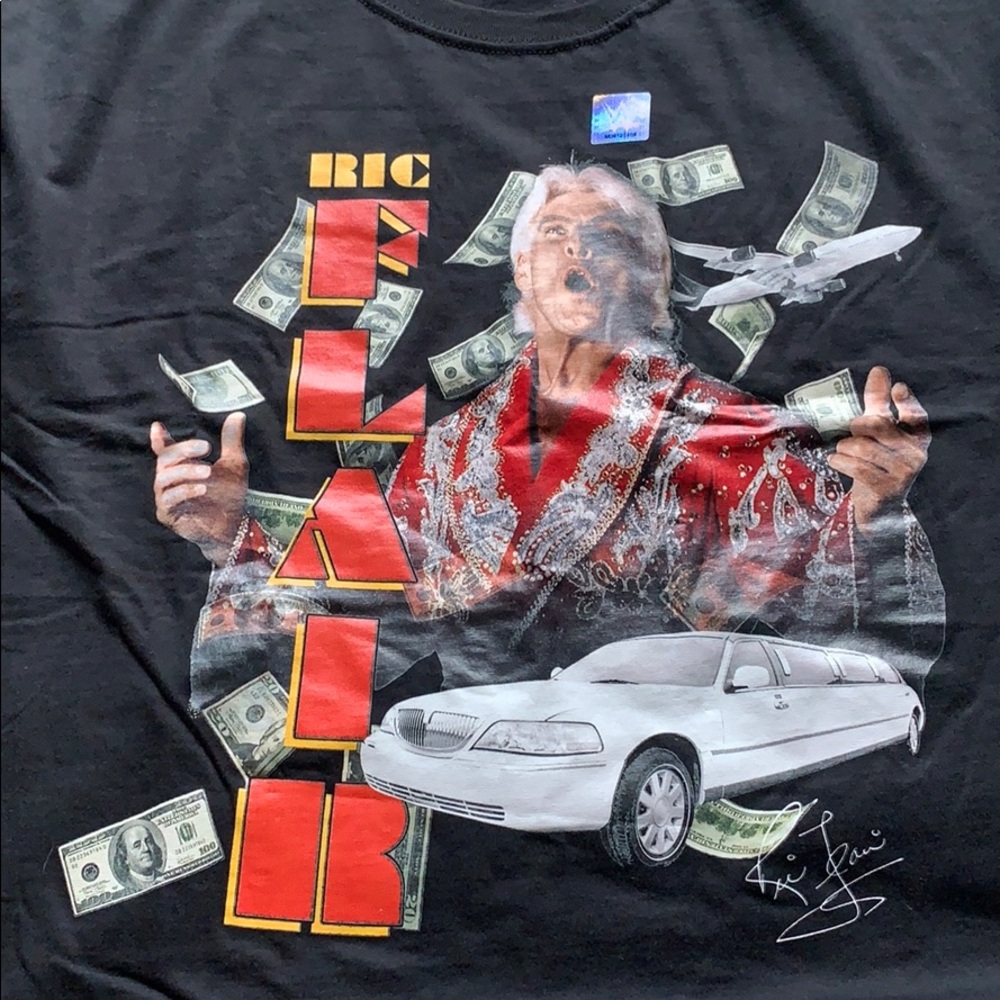 Ric Flair Large Tee WWE NWT